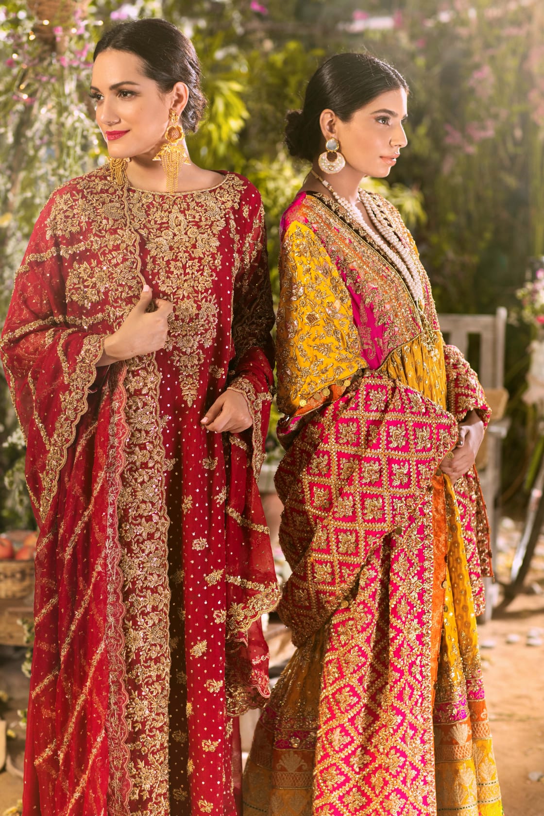 Traditional Pathani Bridal Shawl Aghanoor Bridal