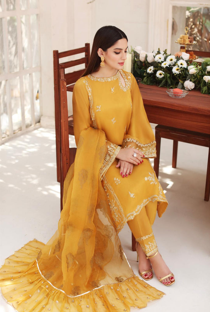 Mustard Yellow Formal ( with Yellow dupatta ) Mustard Yellow Formal ( with Yellow dupatta )
