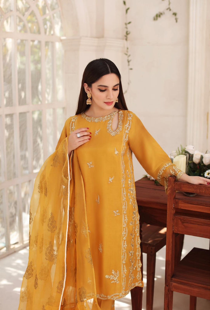 Mustard Yellow Formal ( with Yellow dupatta ) Mustard Yellow Formal ( with Yellow dupatta )