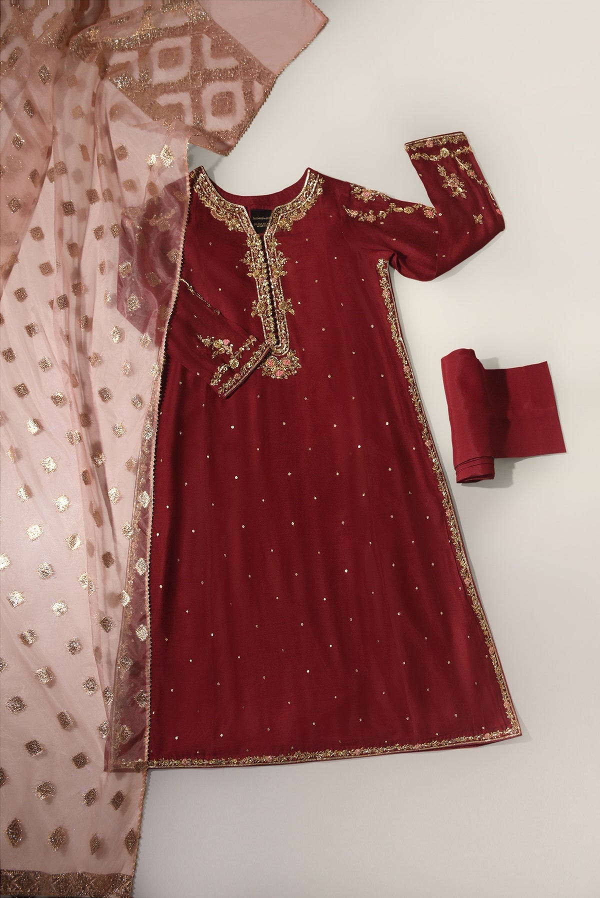 Maroon Formal Heavy | Aghanoor Bridal Maroon Formal Heavy | Aghanoor Bridal